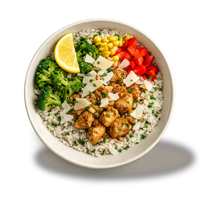 Assiette Poulet citron et zaatar