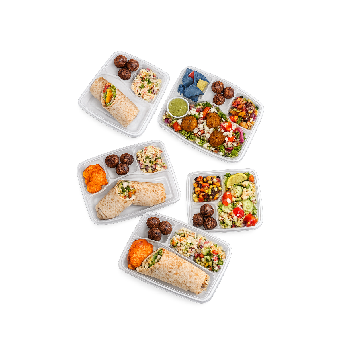 Boîte à lunch — choix variés