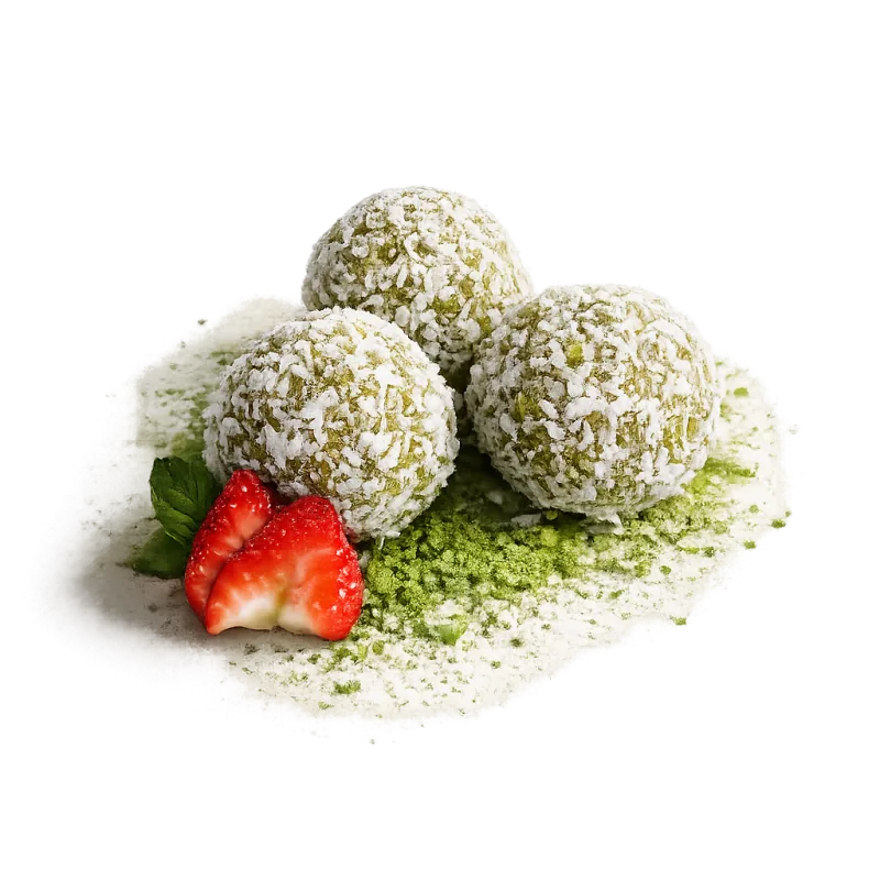 Boule d'énergie matcha