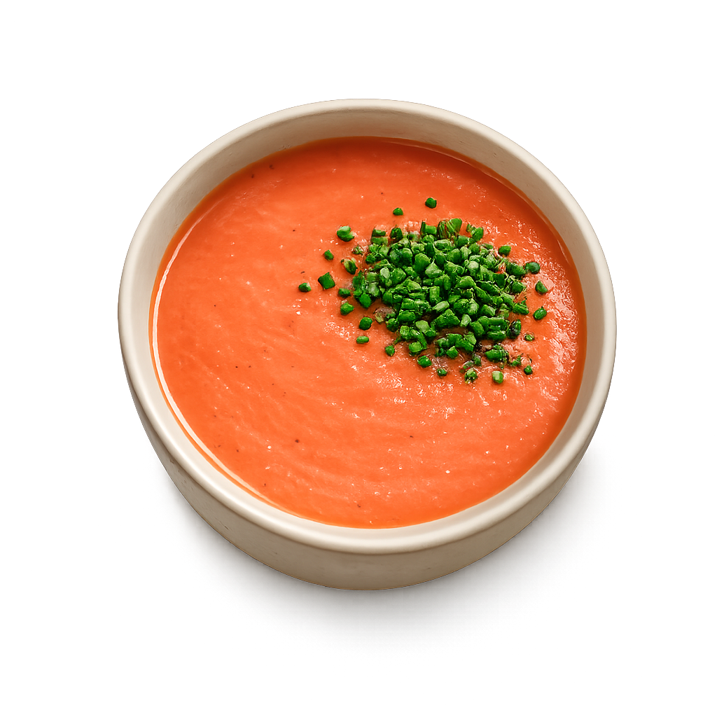Crème de tomate et poivron