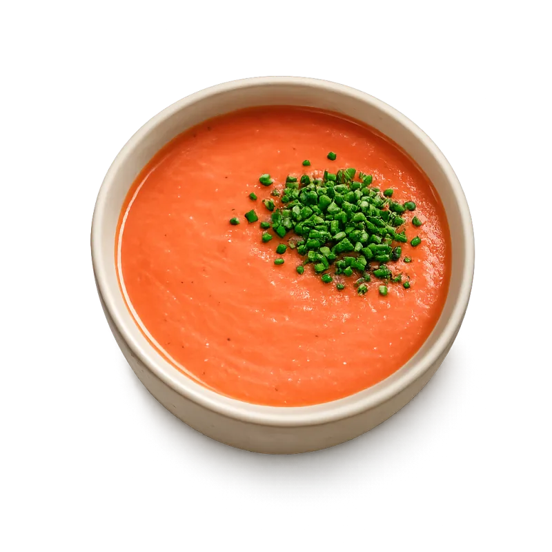 Crème de tomate et poivron