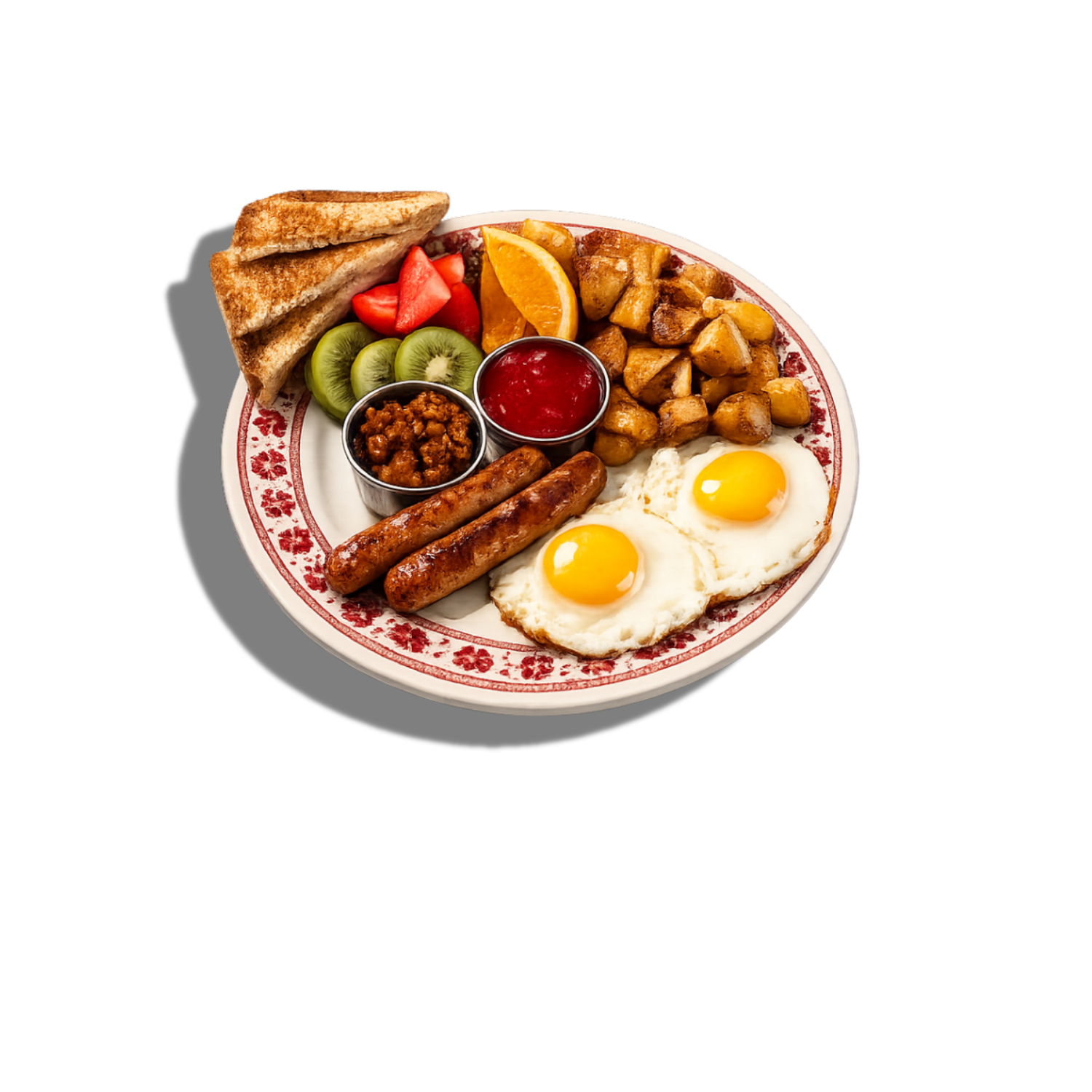 Déjeuner classique 2 oeufs