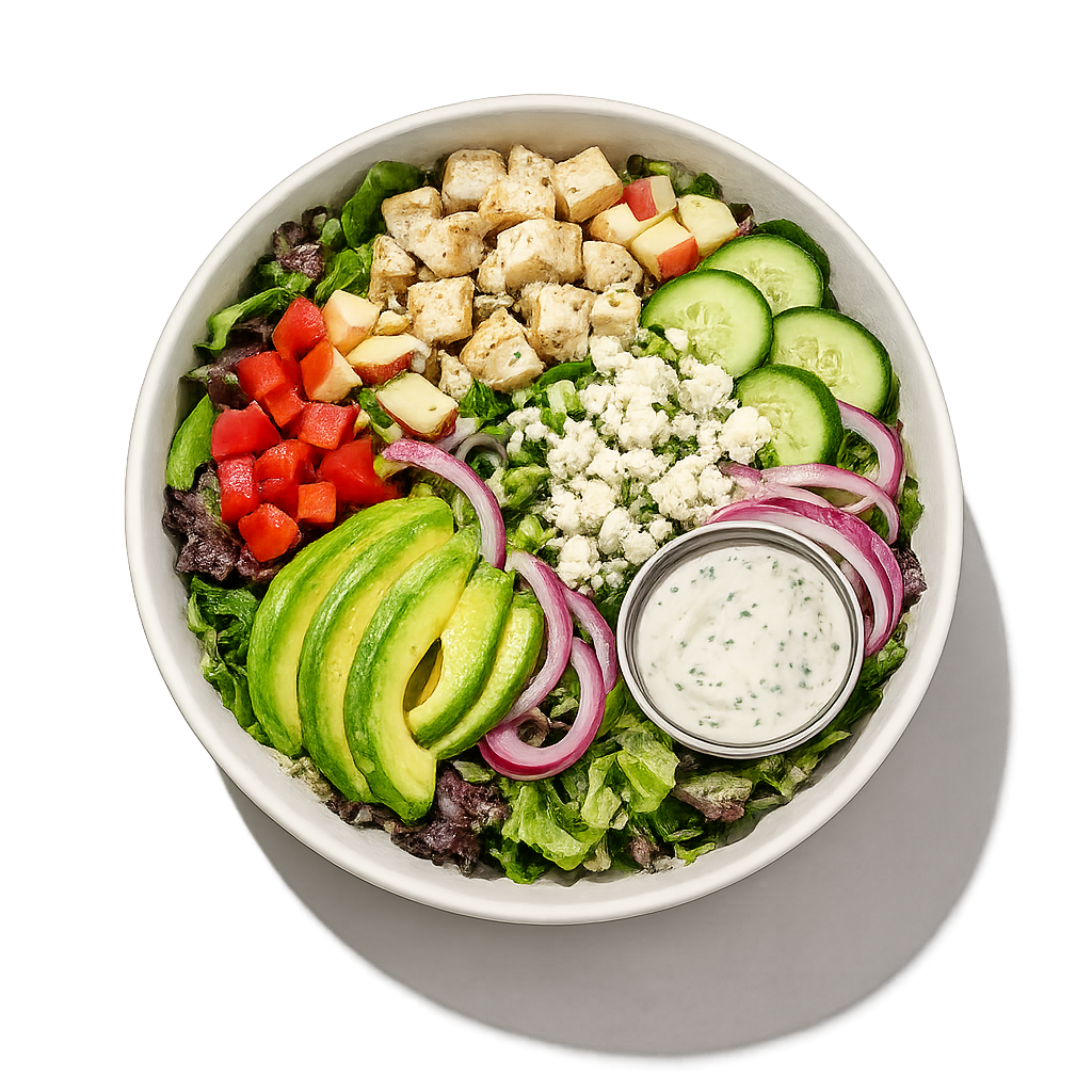 Pomme, poulet et ranch